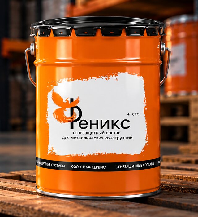 Огнезащитный состав Феникс СТС для металлических конструкций, ведро
